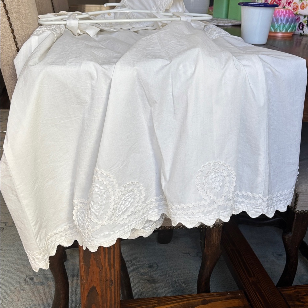 Juliet Dunn White Scalloped cover up dress - Picture 9 of 10